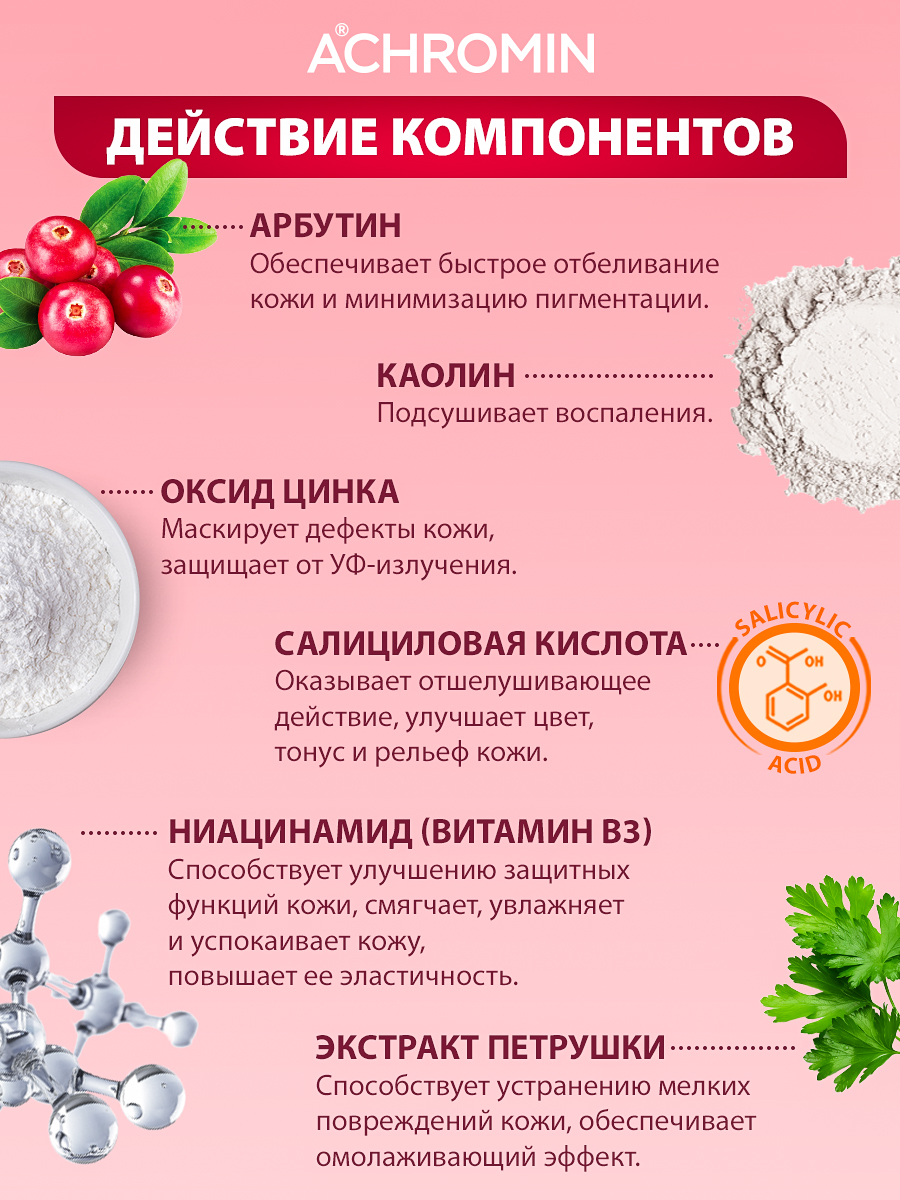 Маска Achromin 100 мл - фото 4