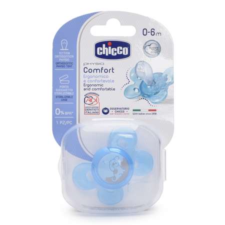 Пустышка Chicco от 0 мес. 1 шт. в ассортименте