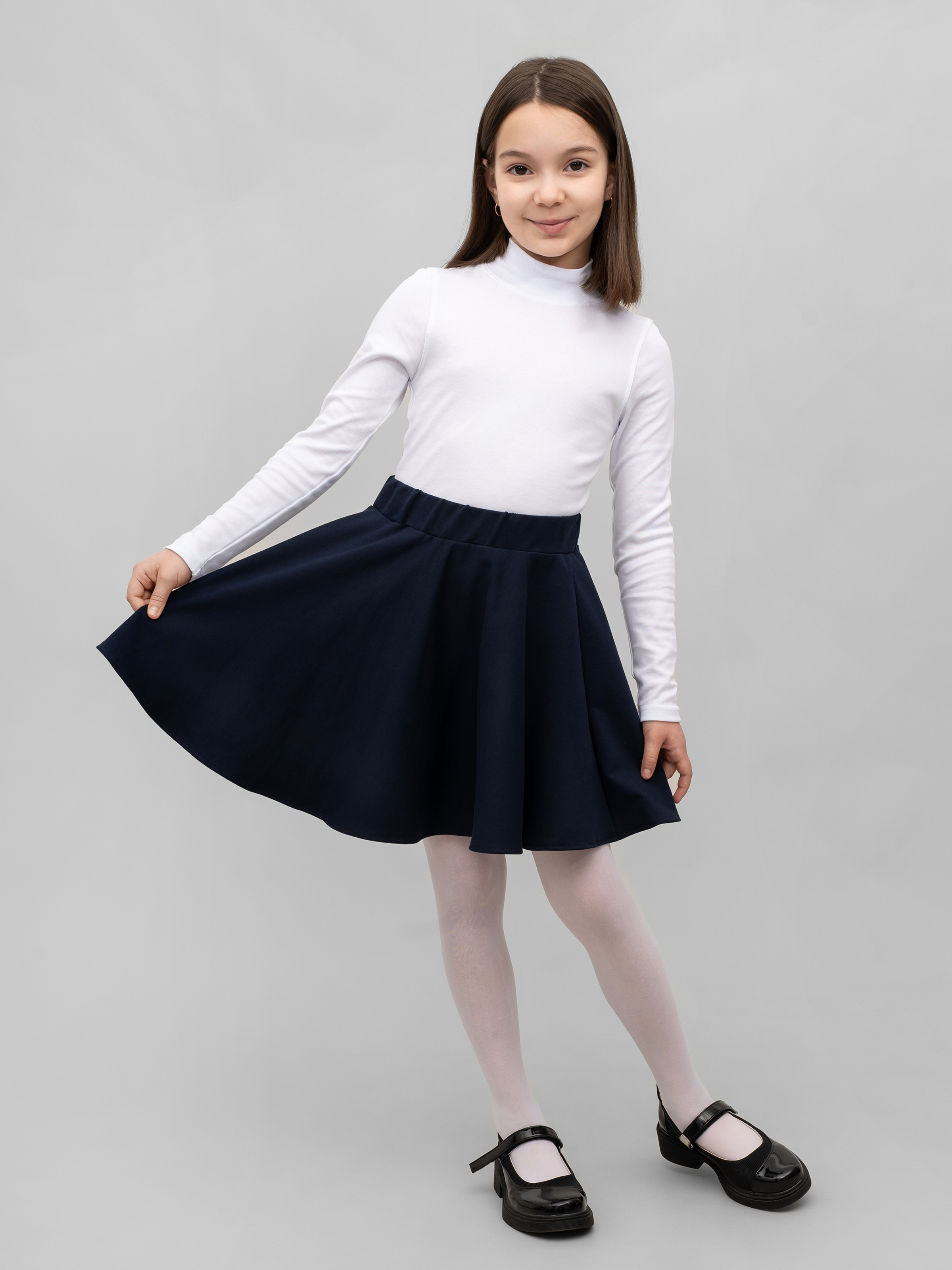 Юбка Утенок 454 т.синий - фото 14