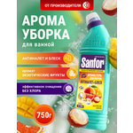 Чистящее средство Sanfor Экзотические фрукты 750 мл для сантехники 1 упак.