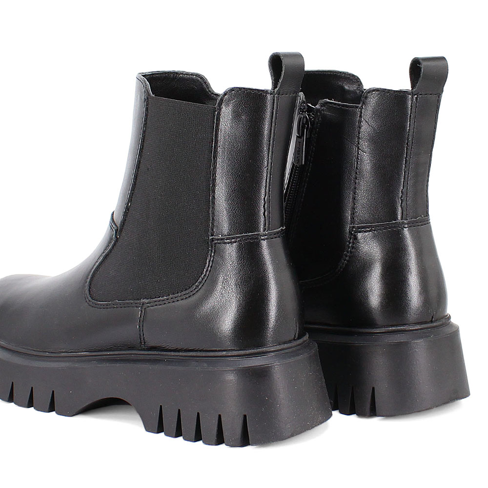 Ботинки Обувь ЛЕЛЬ м 4-2153 Ботинки школьные (черный) - фото 2