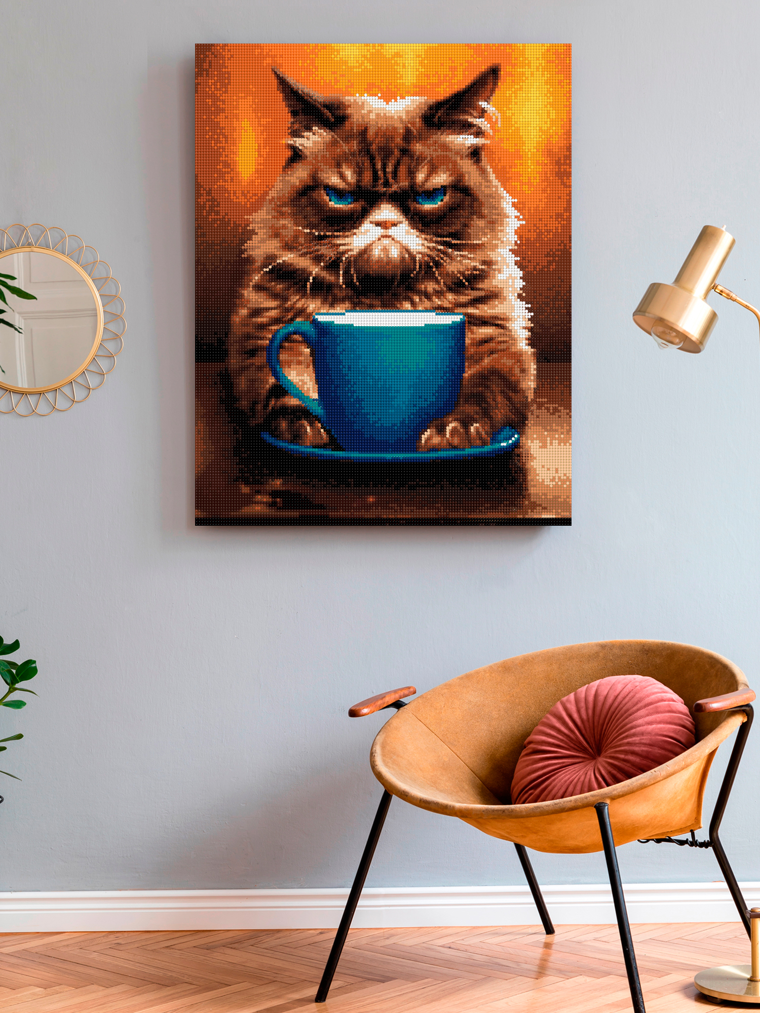 Алмазная мозаика Art on Canvas Не выспался в ассортименте - фото 3