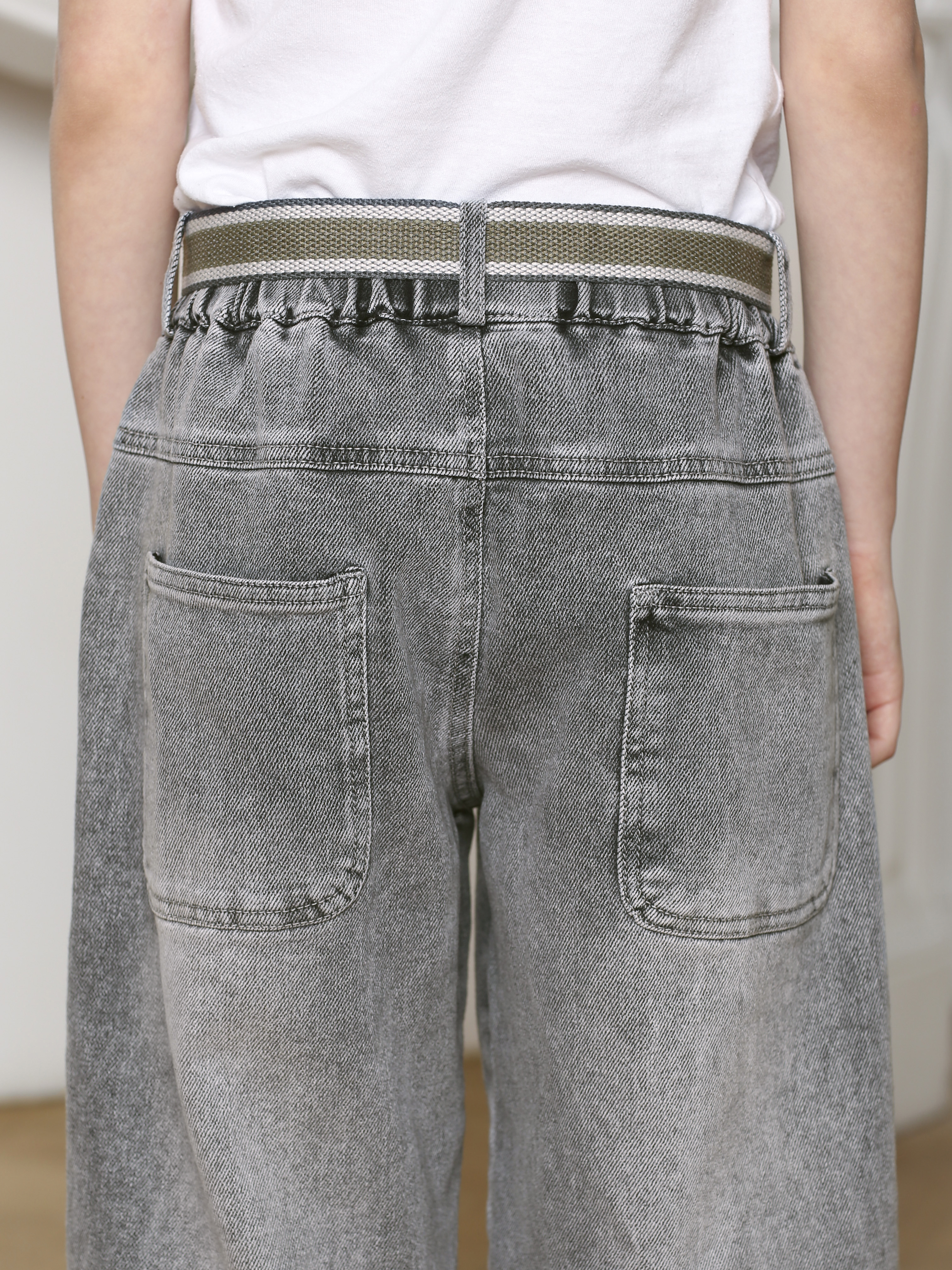 Джинсы-бананы СИНИЙ МИР R139B-IL - фото 9