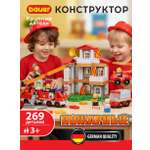 Конструктор BAUER Пожарная часть Fireman Блокмен 242 дет.