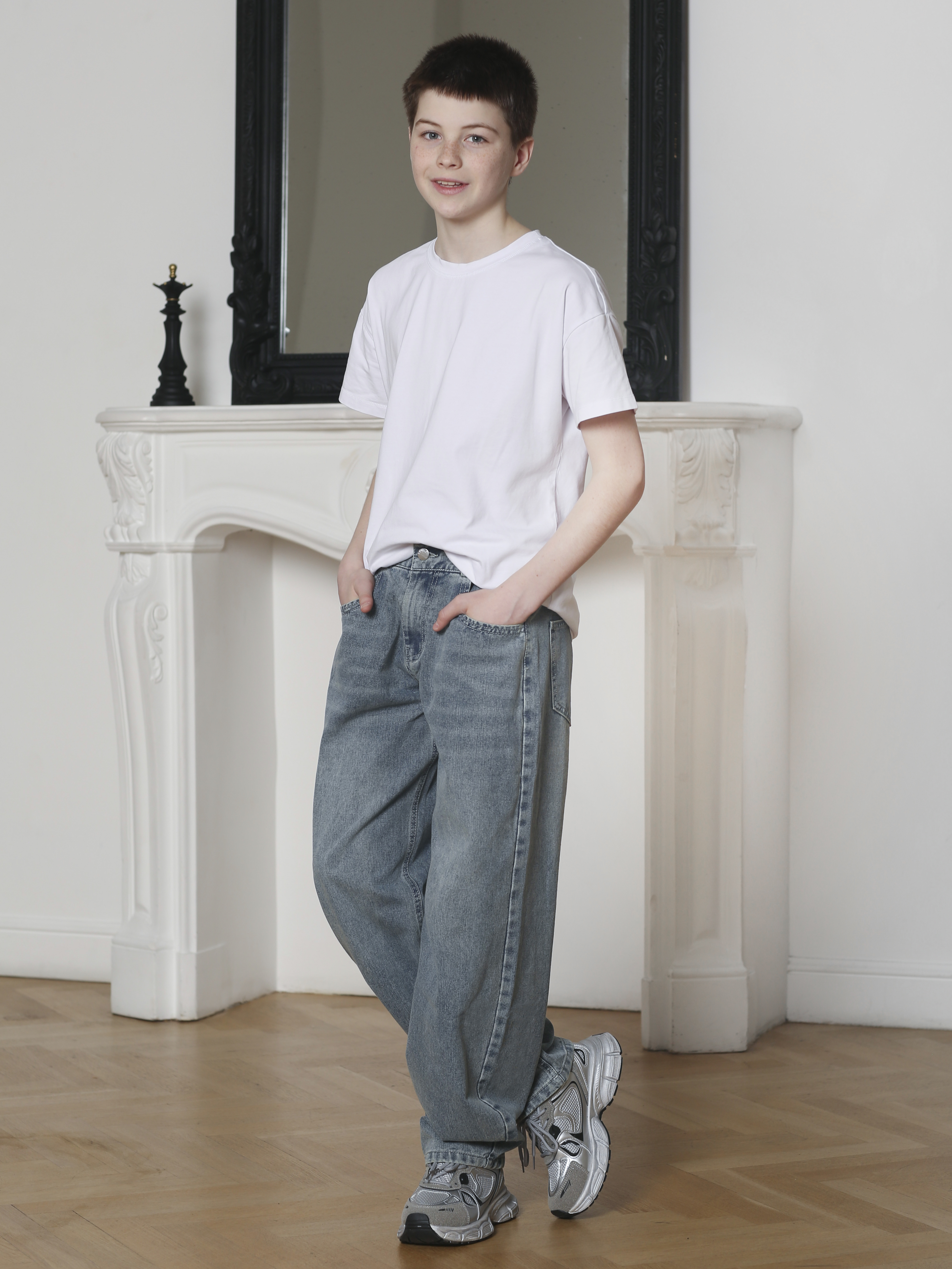 Джинсы-багги СИНИЙ МИР R171-IL - фото 13