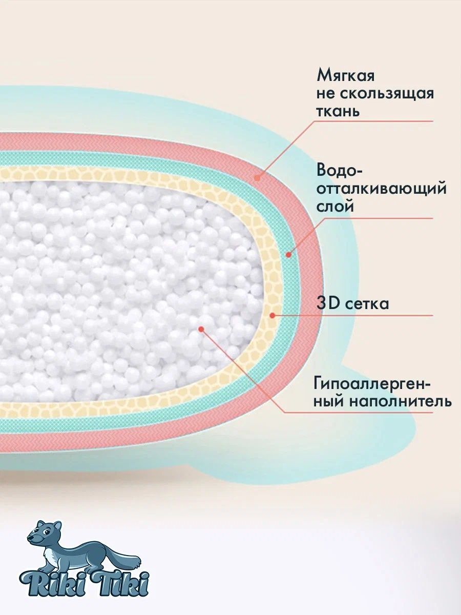 Ванночка детская RIKI TIKI baby 1116 Vendy брусничная складная с термочувствительной пробкой - фото 10