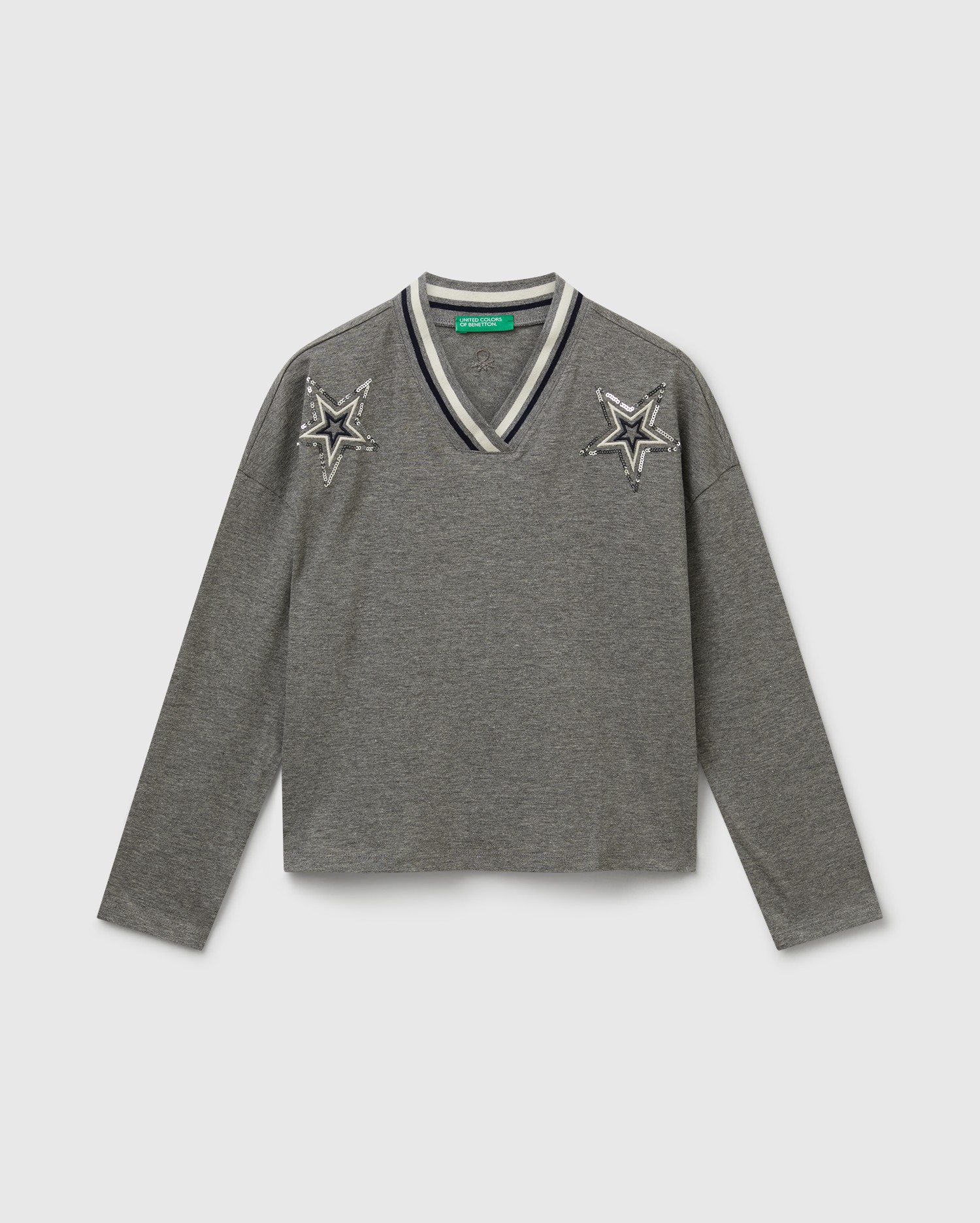 Лонгслив United Colors of Benetton 25A_3I1XC400E_507 - фото 1