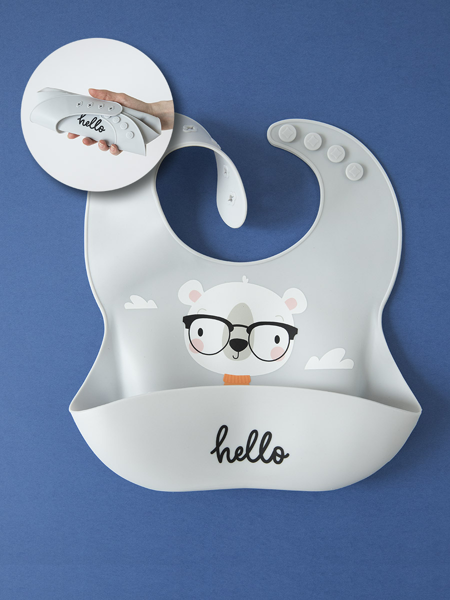 Нагрудник Baby Nice силикон - фото 1