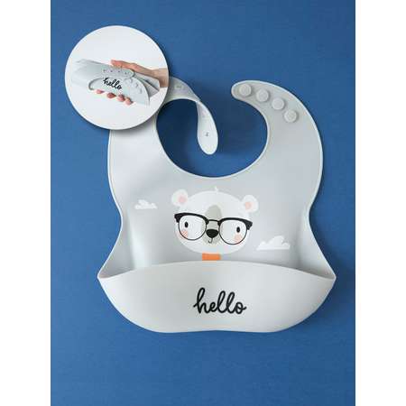 Нагрудник Baby Nice силикон