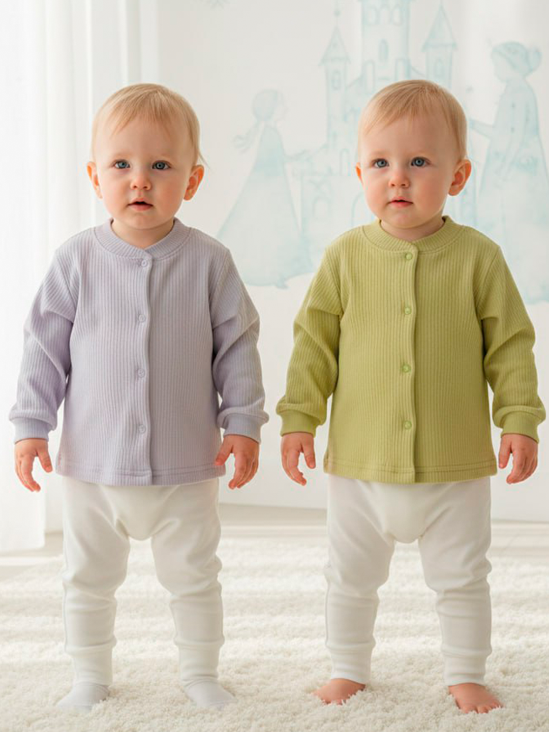 Кофточка 2 шт СовенокЯ 21-201/3-4 - фото 1