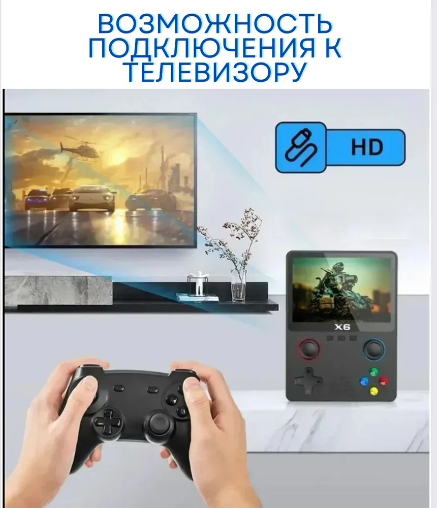 Игровая консоль с большим экраном HD PSP CASTLELADY портативная приставка 10 000 игр - фото 7