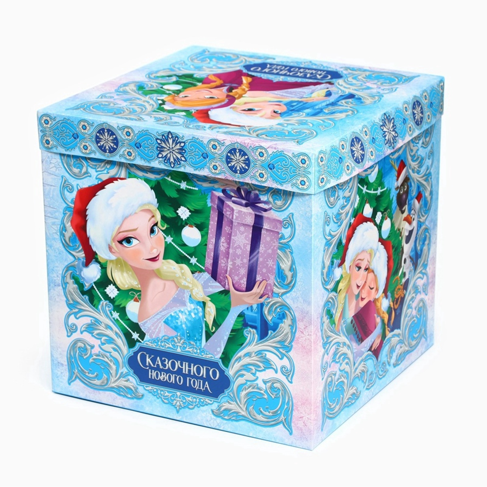 Коробка складная, новогодняя Дарите Счастье "Сказочного Нового года", 30 х 30 х 30 см - фото 6
