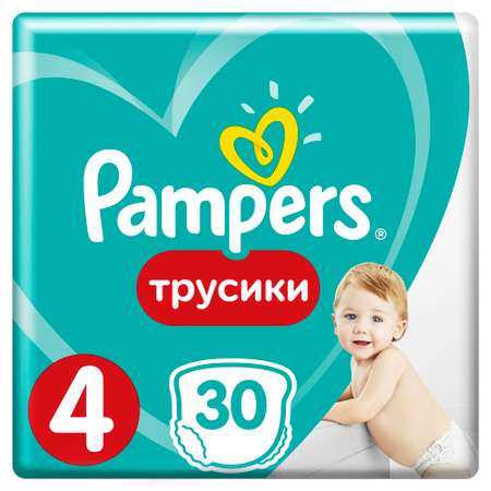 Трусики Pampers Pants 4 (9-15 кг) 30 шт.