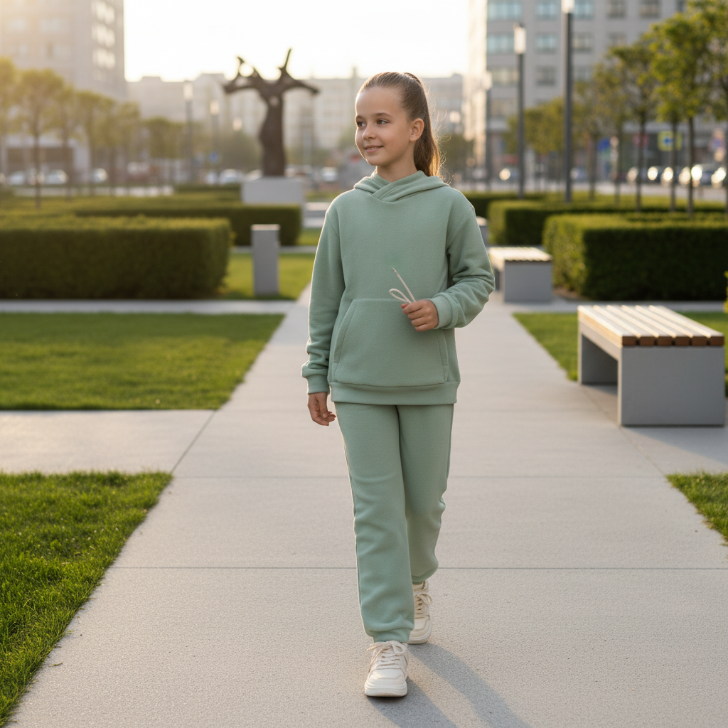 Костюм Утенок 7043г(ш) полынь - фото 2