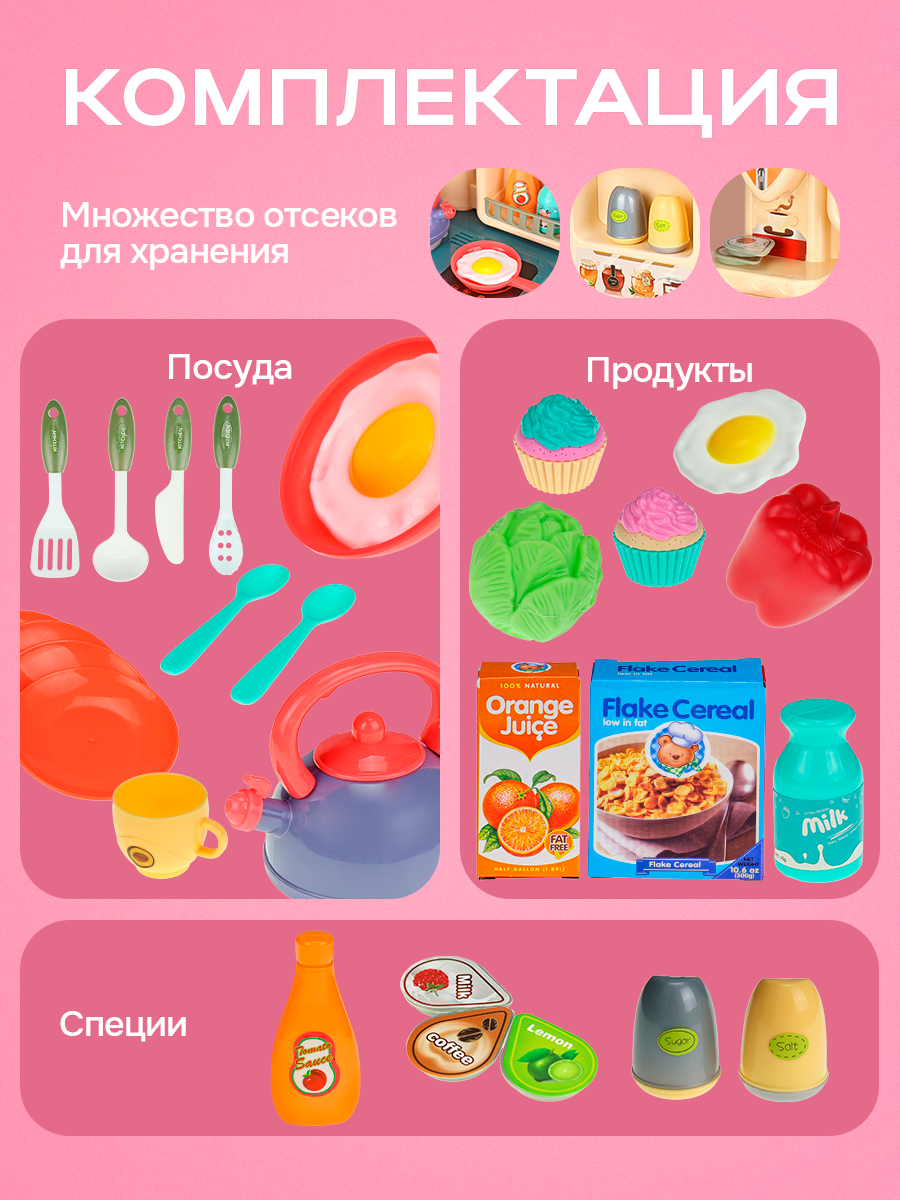 Игрушечная кухня Рыжий кот - фото 3