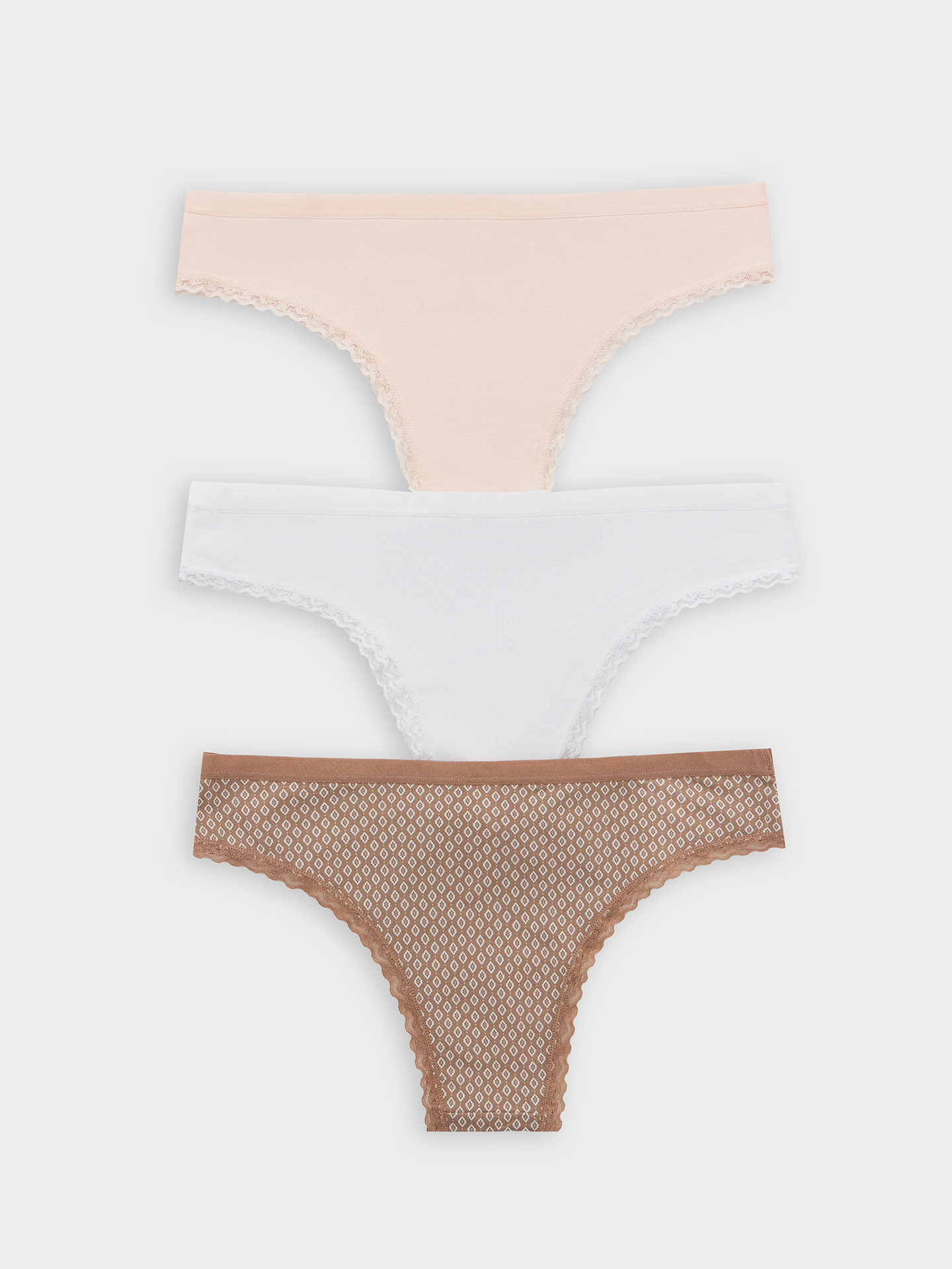 Трусы 3 шт Mark Formelle (Марк Формэль) 412281-3/ромбики на фраппе - фото 11