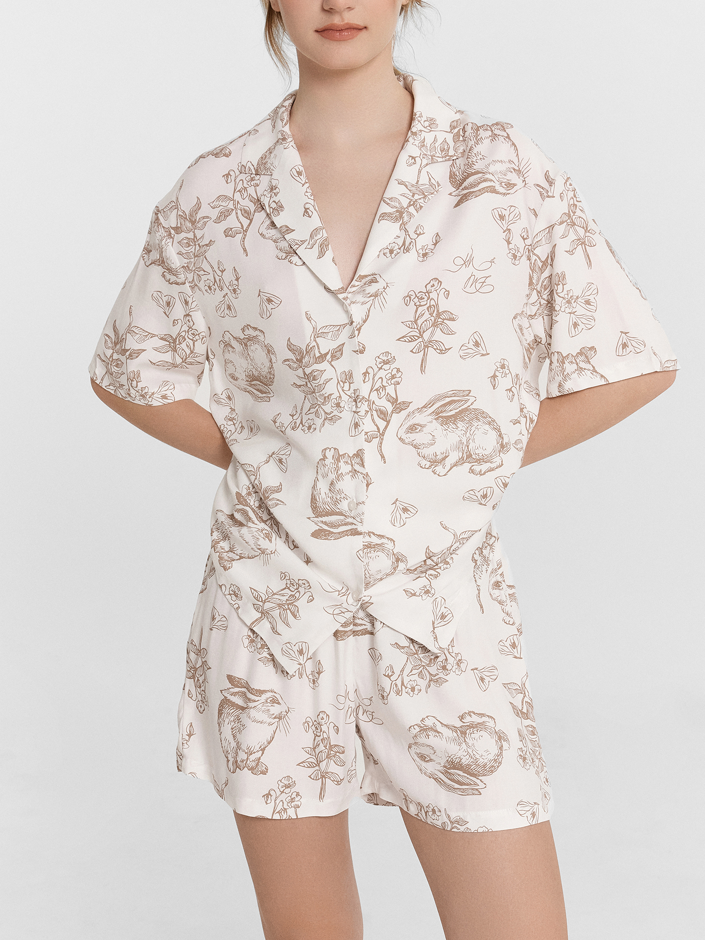 Пижама Mark Formelle (Марк Формэль) 592460-2/кролики на молочном - фото 12