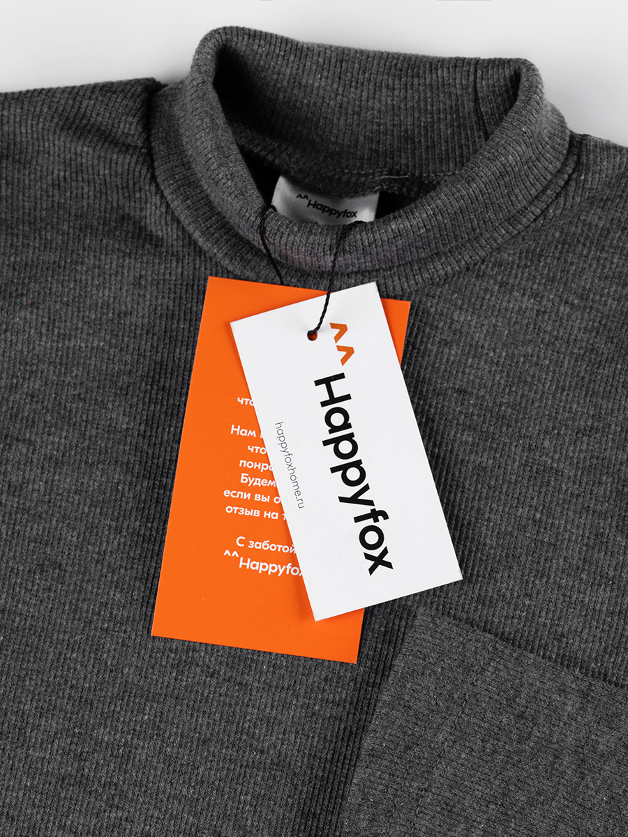 Водолазка HappyFox HF5504антрацит - фото 6