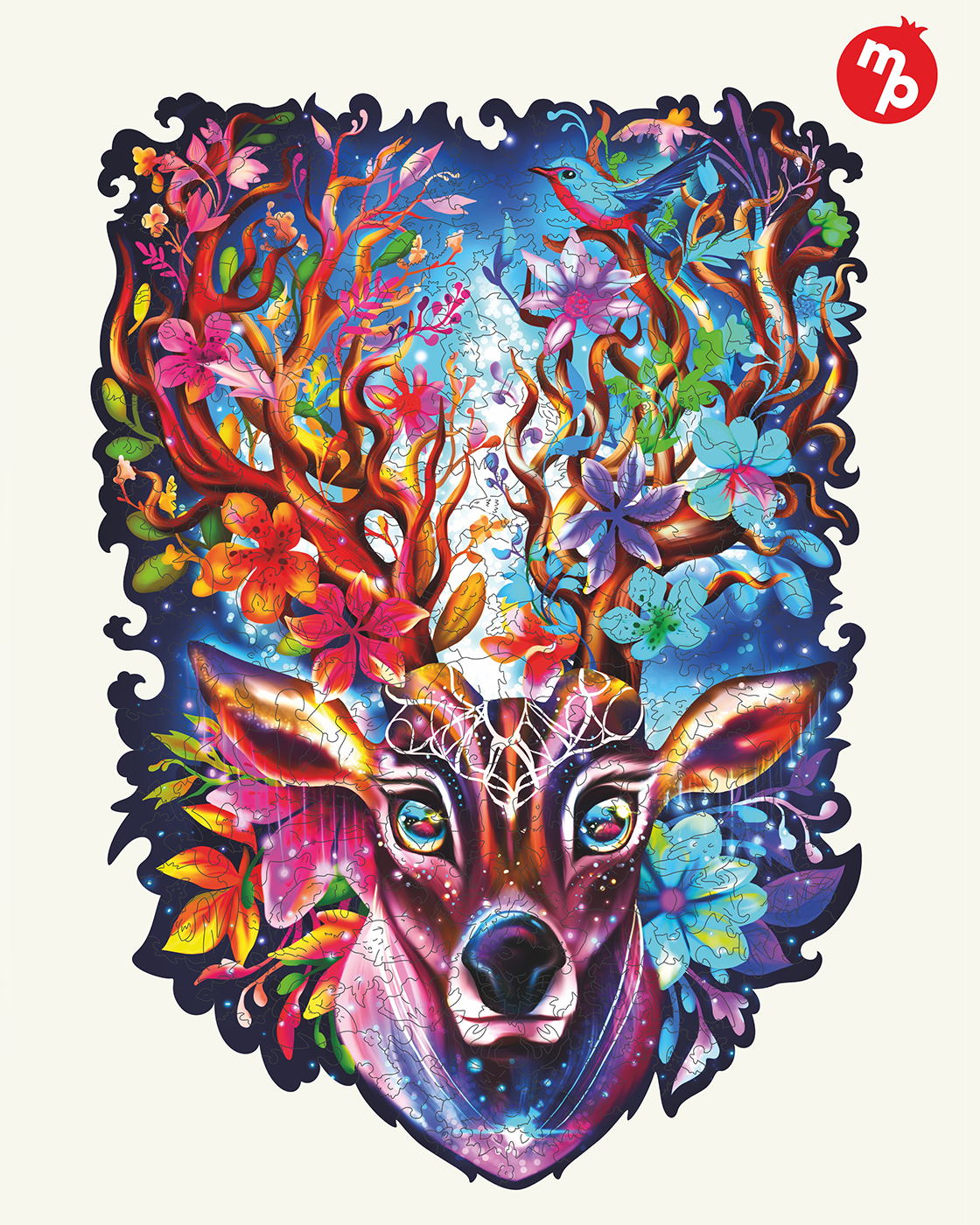 Пазл 1TOY Лесной олень деревянный - фото 6