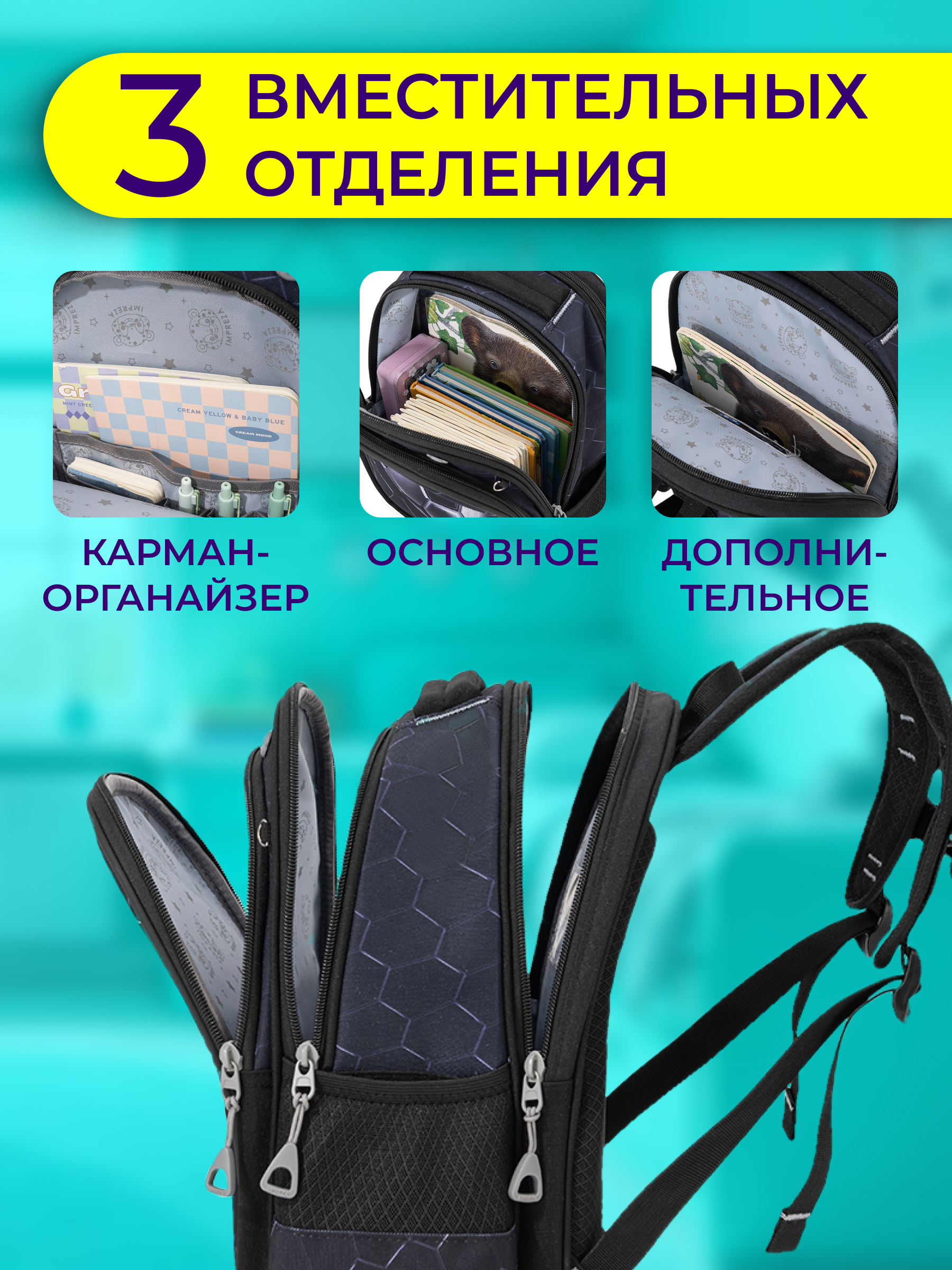 Рюкзак Impreza А156 - фото 4