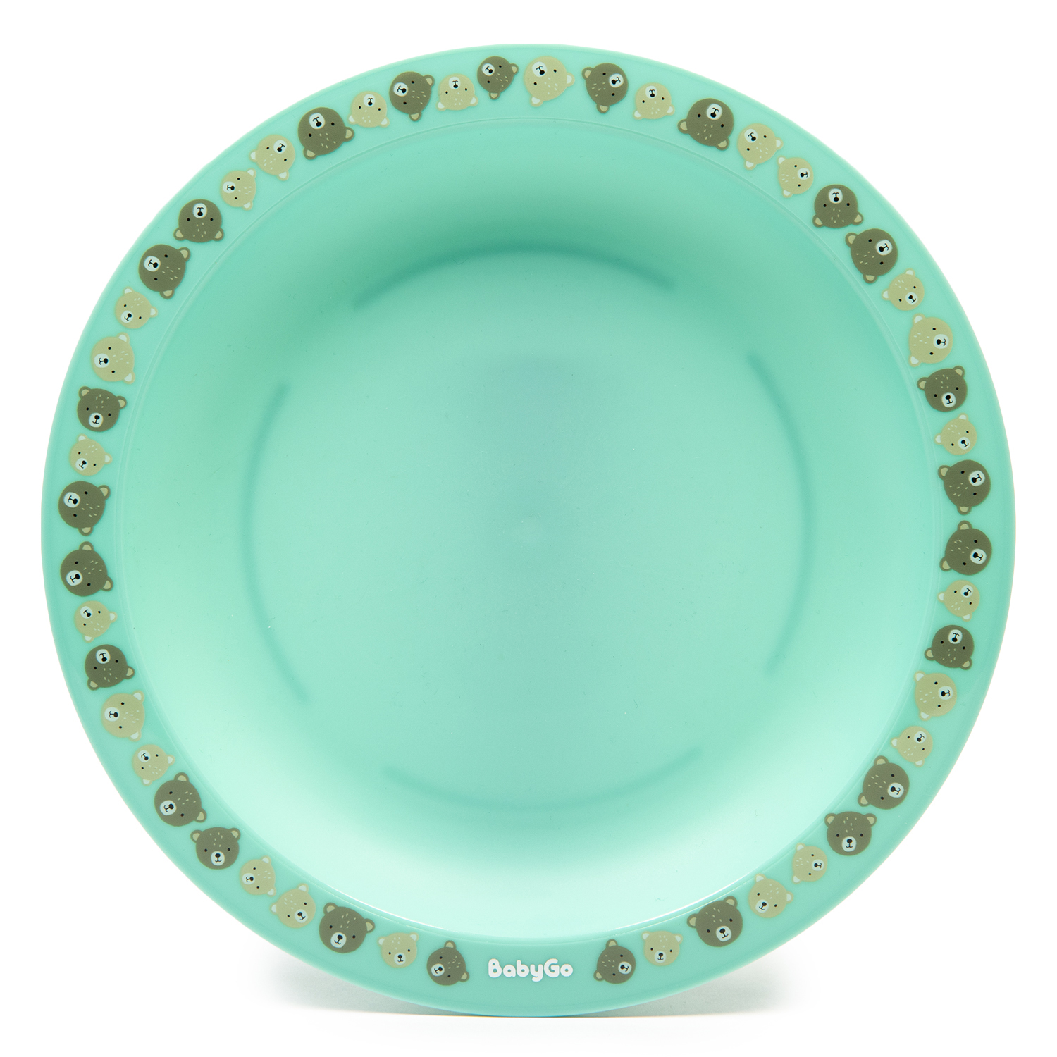 Тарелка BabyGo Green 1 шт. - фото 1