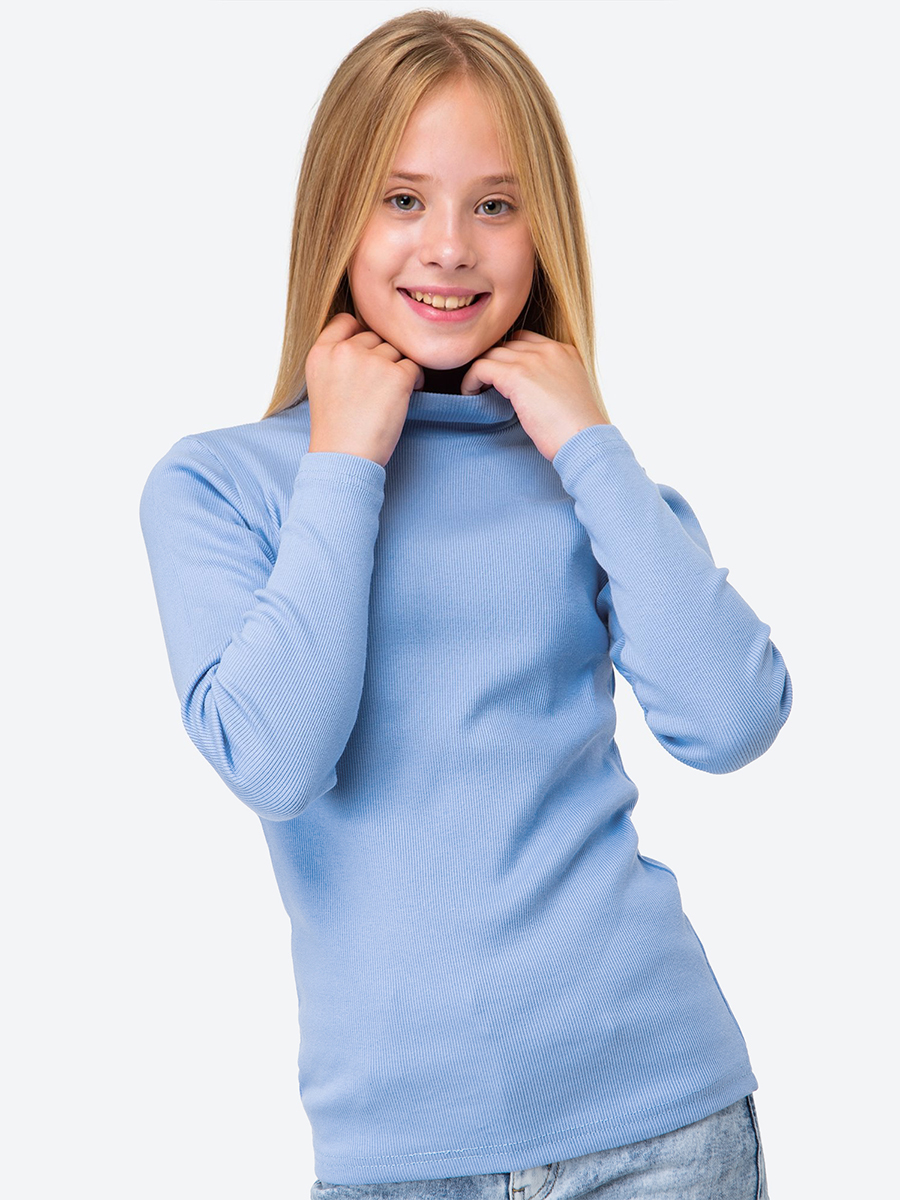 Водолазка HappyFox HF5504голубой - фото 1