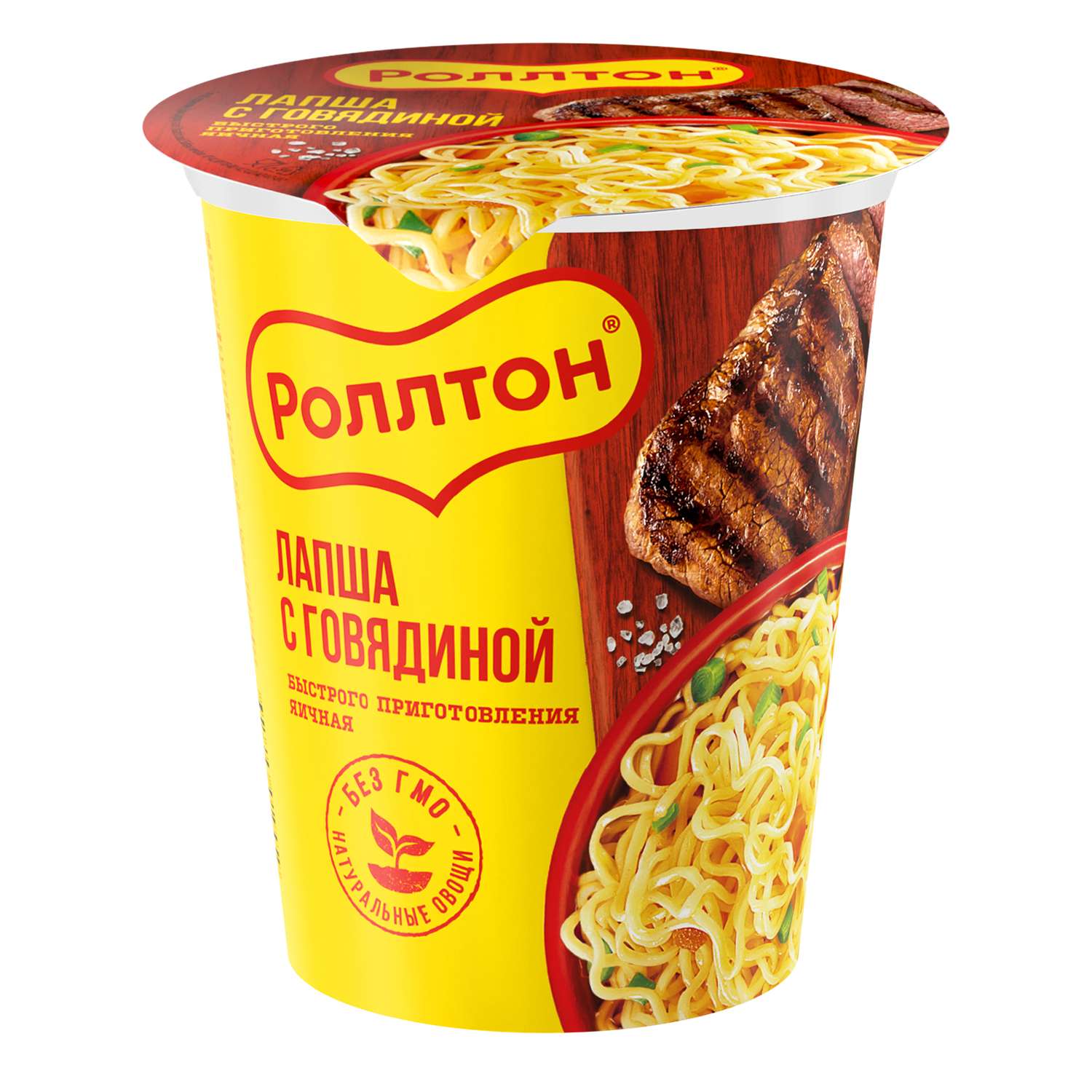 Лапша Роллтон с говядиной 70г - фото 1