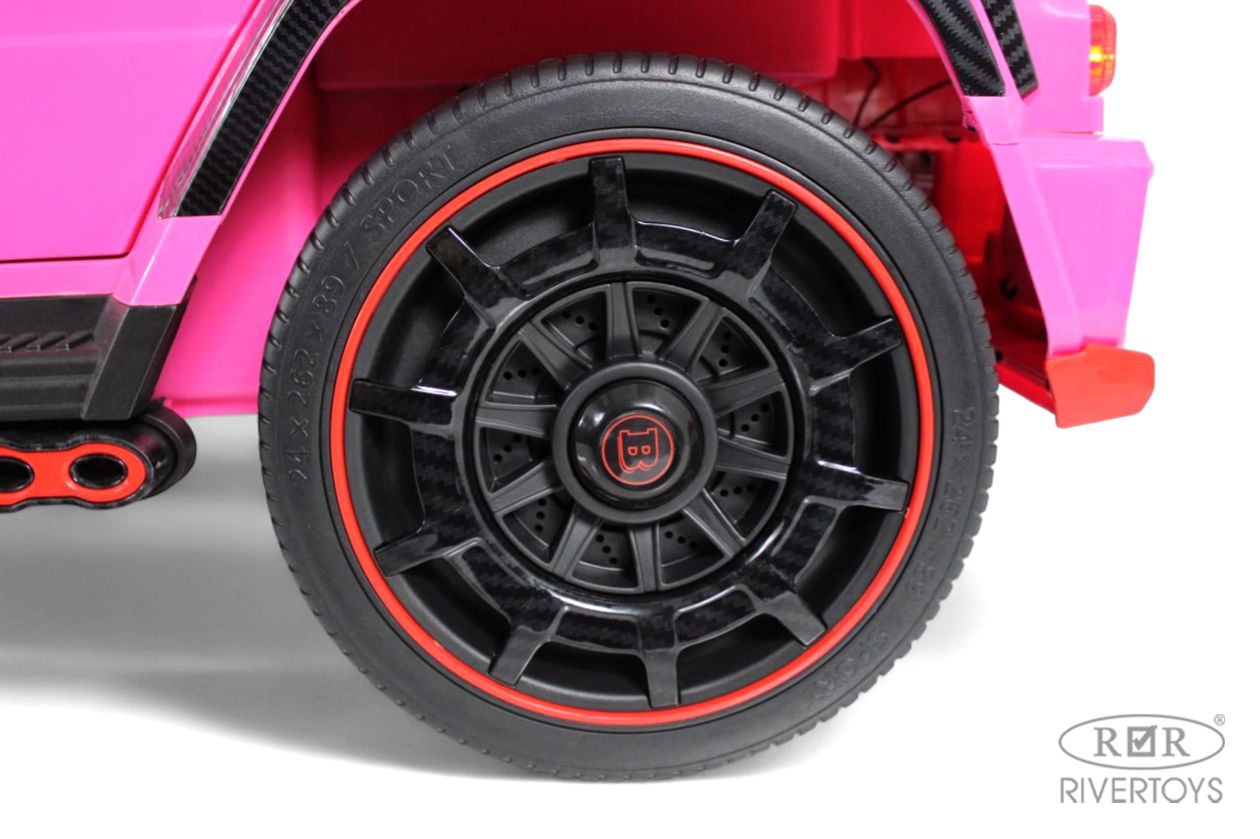 Электромобиль RIVERTOYS Mercedes Z777ZZ-PINK С пультом ДУ - фото 10