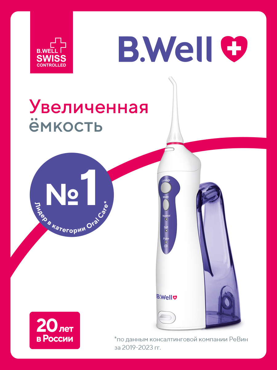 Ирригатор B.Well импульсный 3 реж. - фото 2