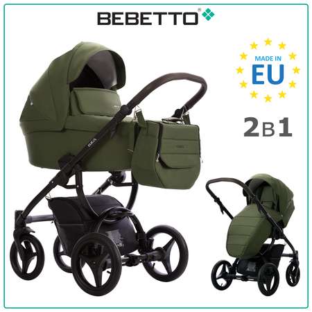 Коляска 2в1 Bebetto Luca хаки