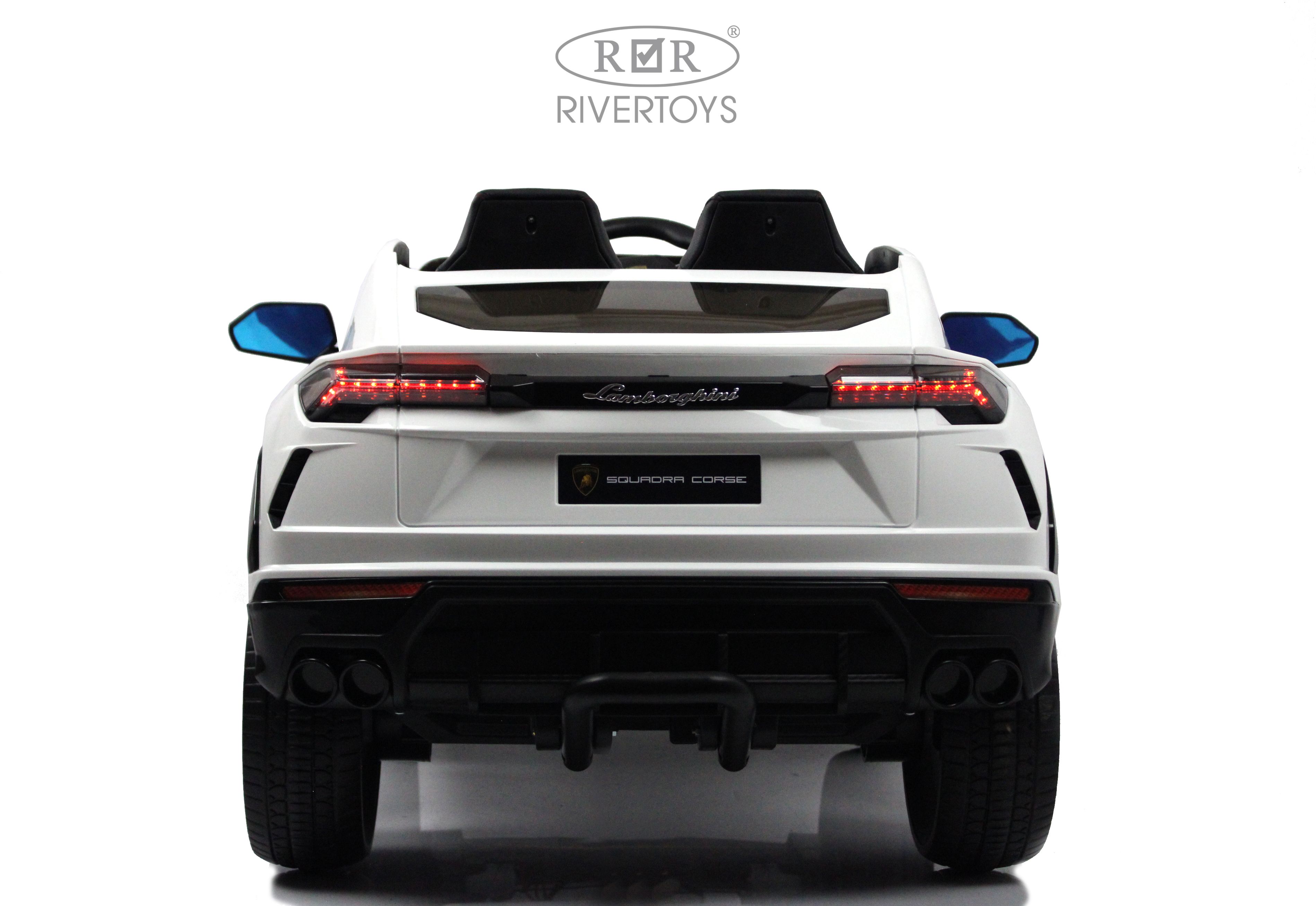 Электромобиль RIVERTOYS E777EE-WHITE С пультом ДУ - фото 5