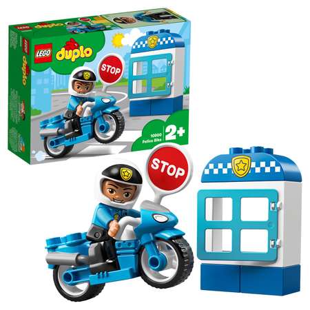 Конструктор LEGO DUPLO Town Полицейский мотоцикл блочный