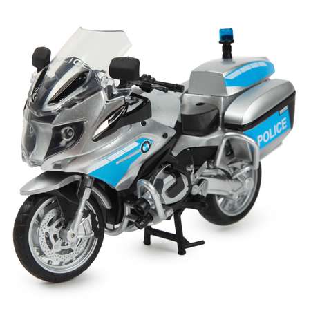 Мотоцикл MSZ BMW 1:12 серебряный