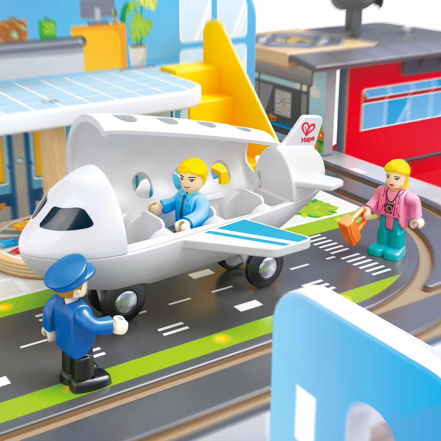 Набор железнодорожный Hape E3768_HP - фото 6