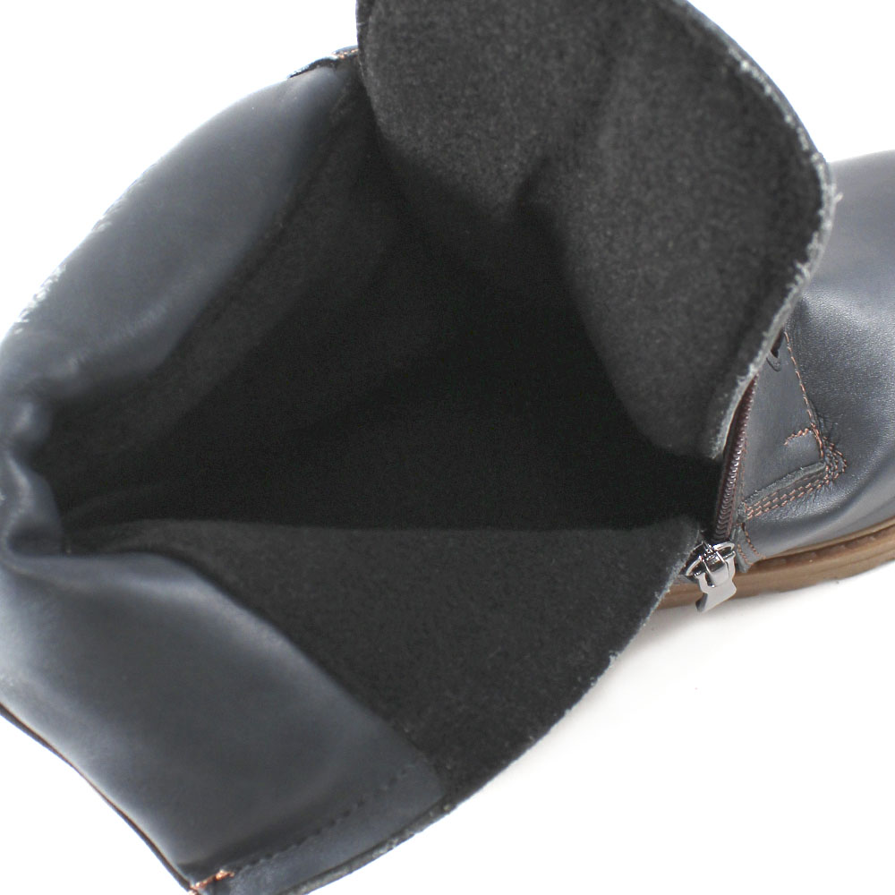 Ботинки Europen 1676Б-СВ EUROPEN Ботинки женские,синий кожа - фото 4