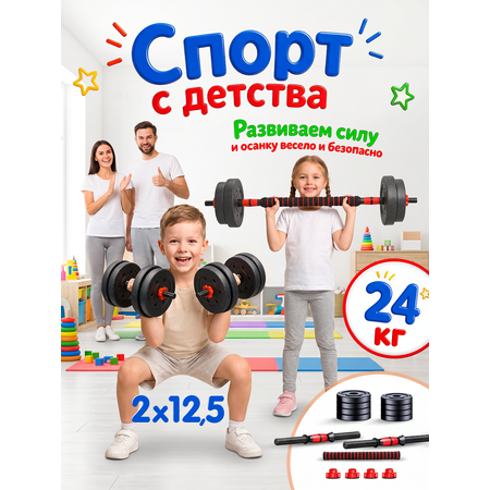 Набор блинов с грифом БлинДаГриф 12,5кг 2шт