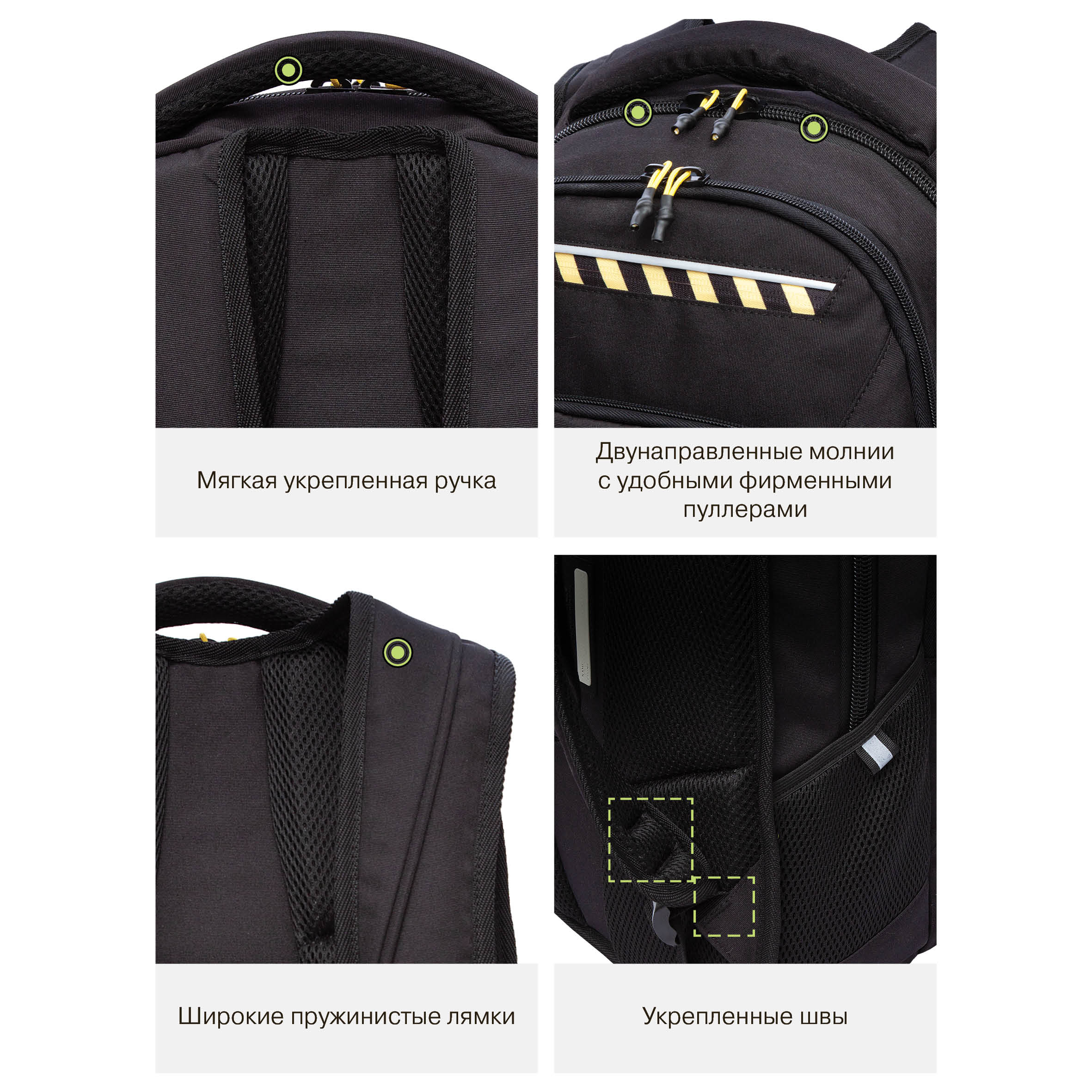 Рюкзак Grizzly Полосы - фото 12