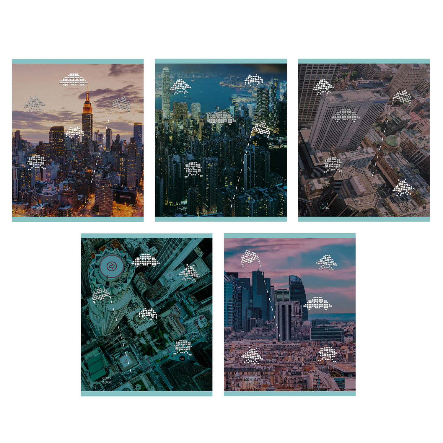 Общая тетрадь Listoff клетка 96 лист. 5 шт. - фото 1