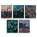 Общая тетрадь Listoff клетка 96 лист. 5 шт.