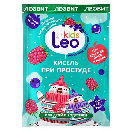 Кисель Леовит LeoKids при простуде 12г*5пакетов