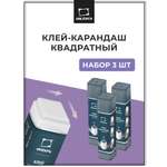 Клей-карандаш Малевичъ 3 шт.