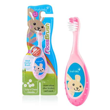Зубная щетка классическая Brush-Baby от 0 лет