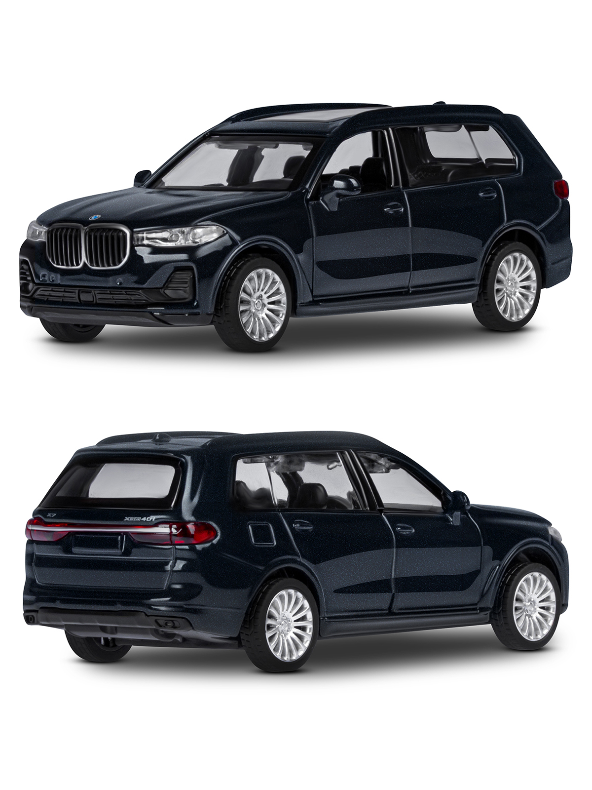 Внедорожник АВТОпанорама BMW X7 1:44 JB1251256 - фото 6