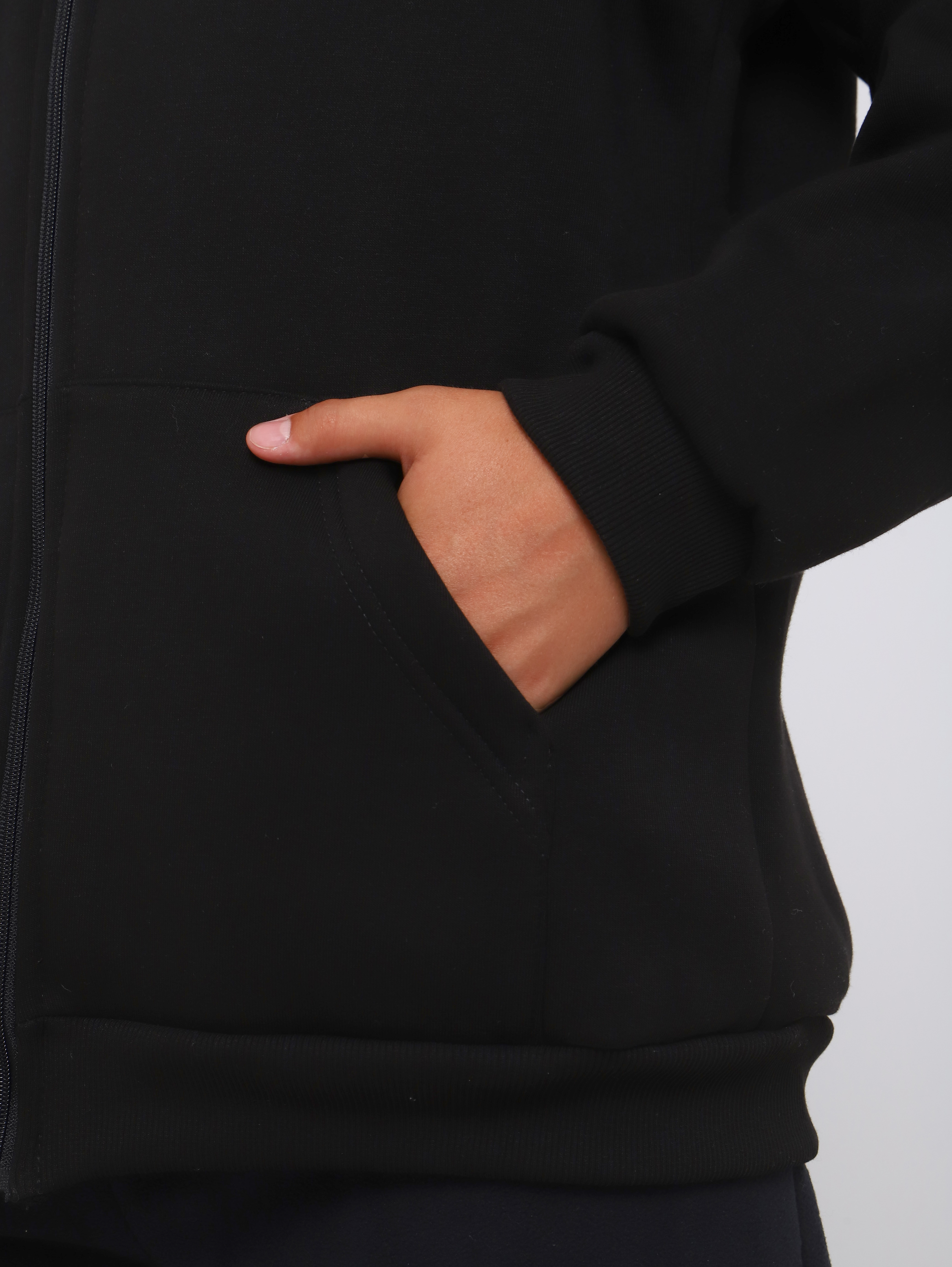 Толстовка ЛАДОШКИ Толстовка Арктика черный - фото 19