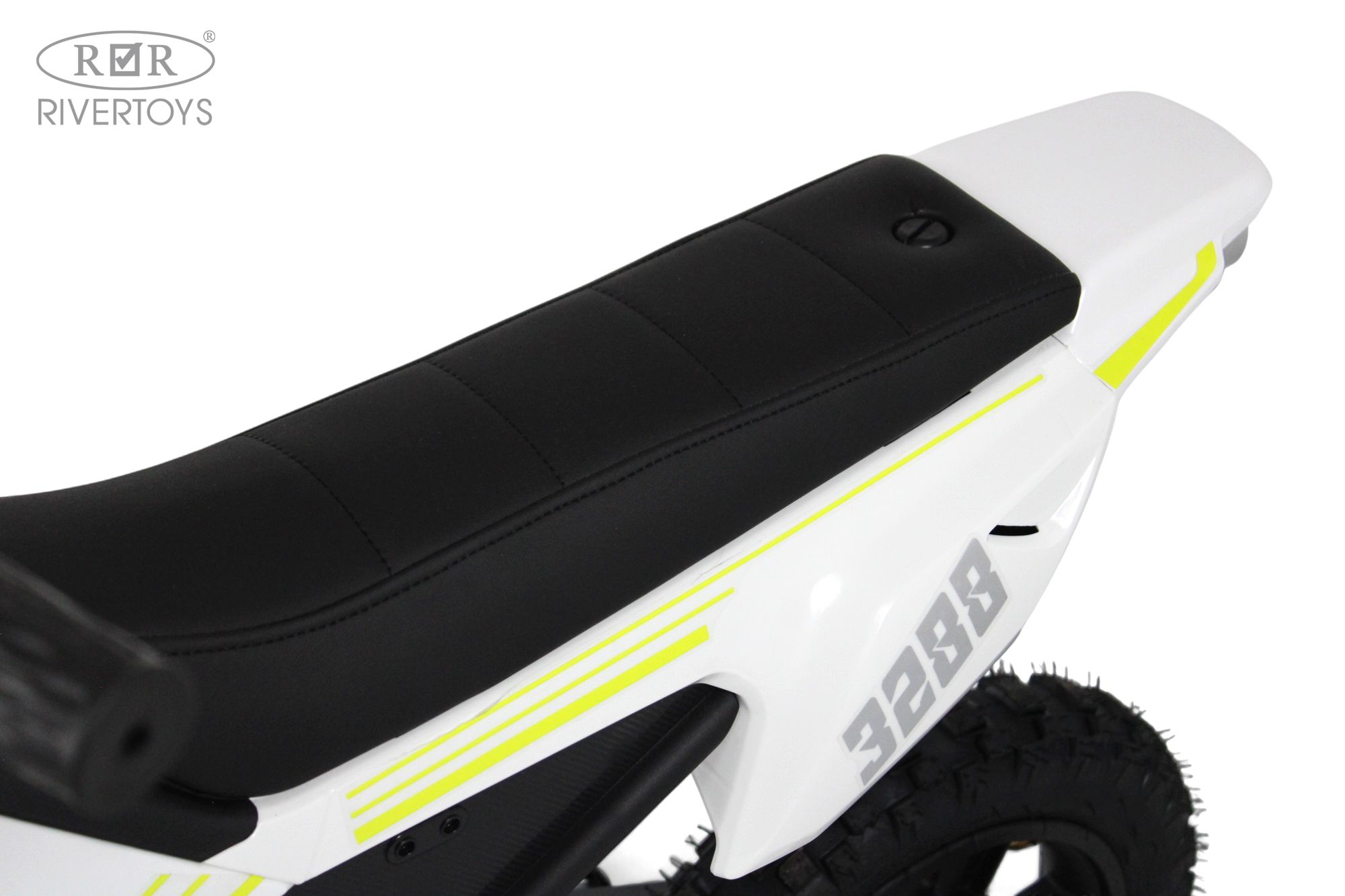 Электромотоцикл RIVERTOYS E777KX--MOTO-WHITE - фото 6