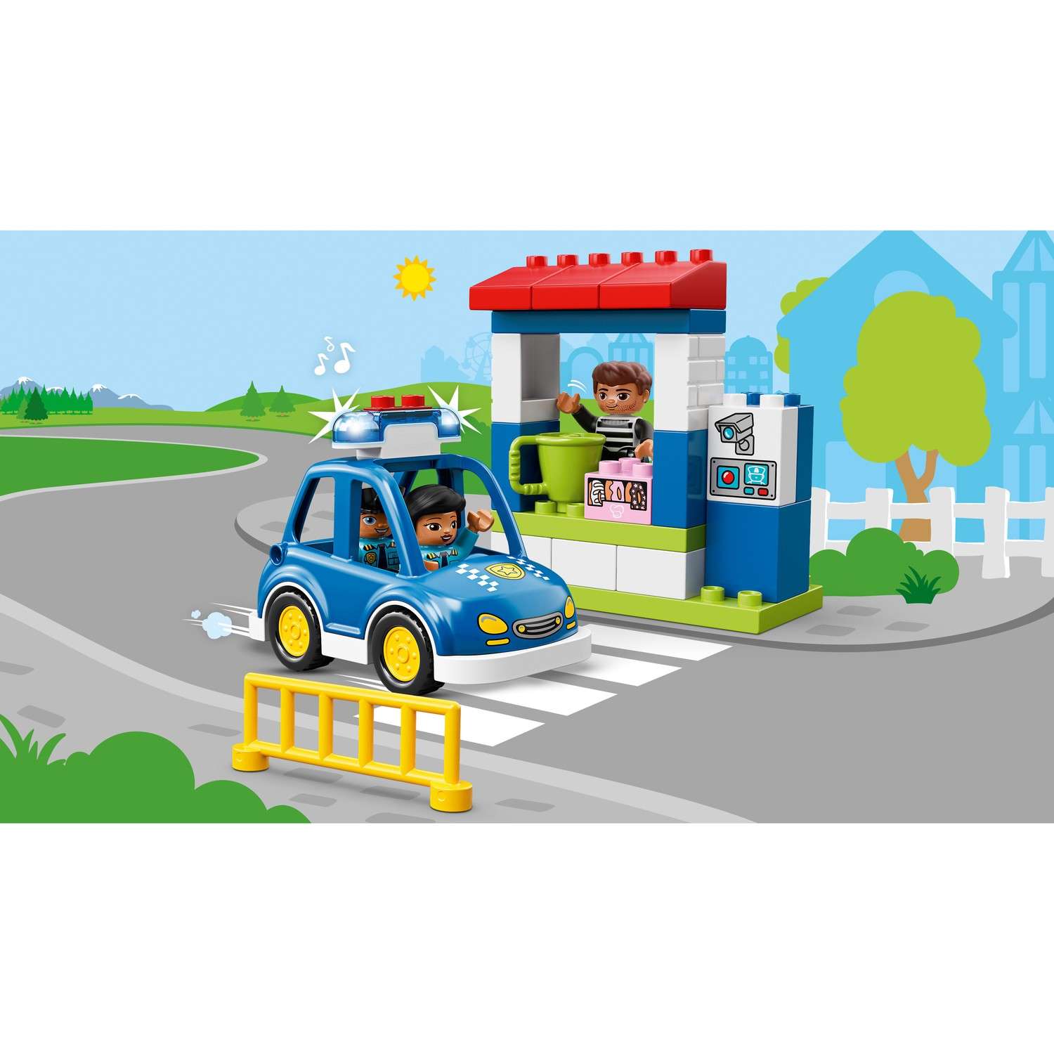 Конструктор LEGO DUPLO Полицейский участок блочный - фото 6