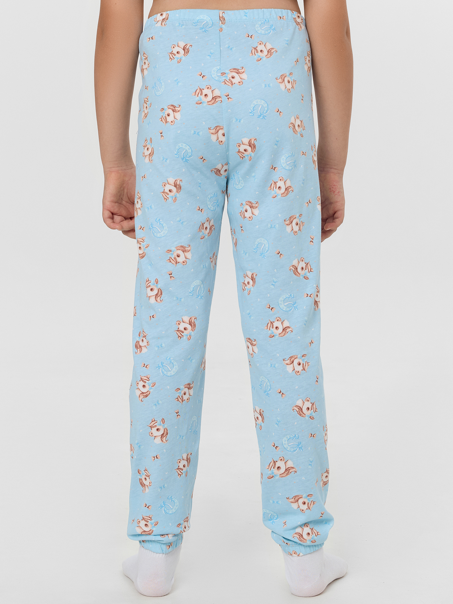 Пижама Mark Formelle (Марк Формэль) 567740/голубой +милые коники на голубом - фото 5