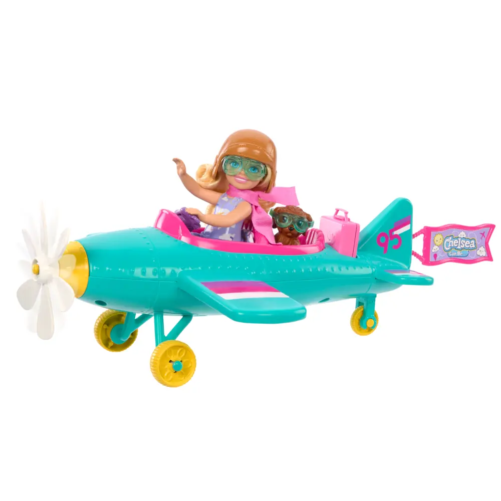 Кукла классическая Barbie Мини-самолет Челси HTK38 HTK38 - фото 3