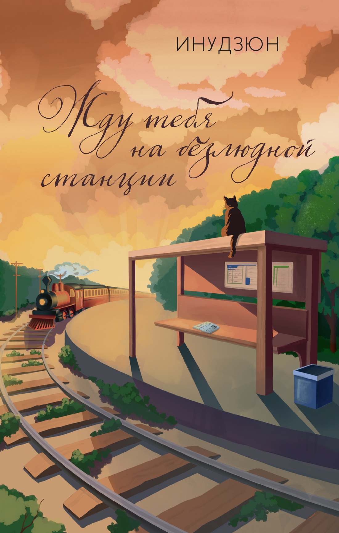 Книга КОЛИБРИ ИменаЗП Инудзюн Жду тебя на безлюдной станции - фото 1