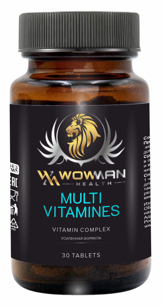 Витаминно-минеральный комплекс WowMan для поддержания иммунитета 30 таблеток - фото 4
